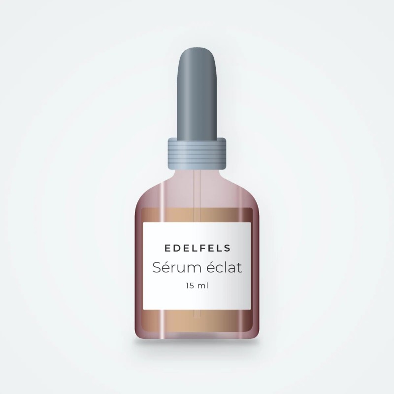 Sérum éclat à la vitamine E – Edelfels, flacon compte-gouttes 15 ml