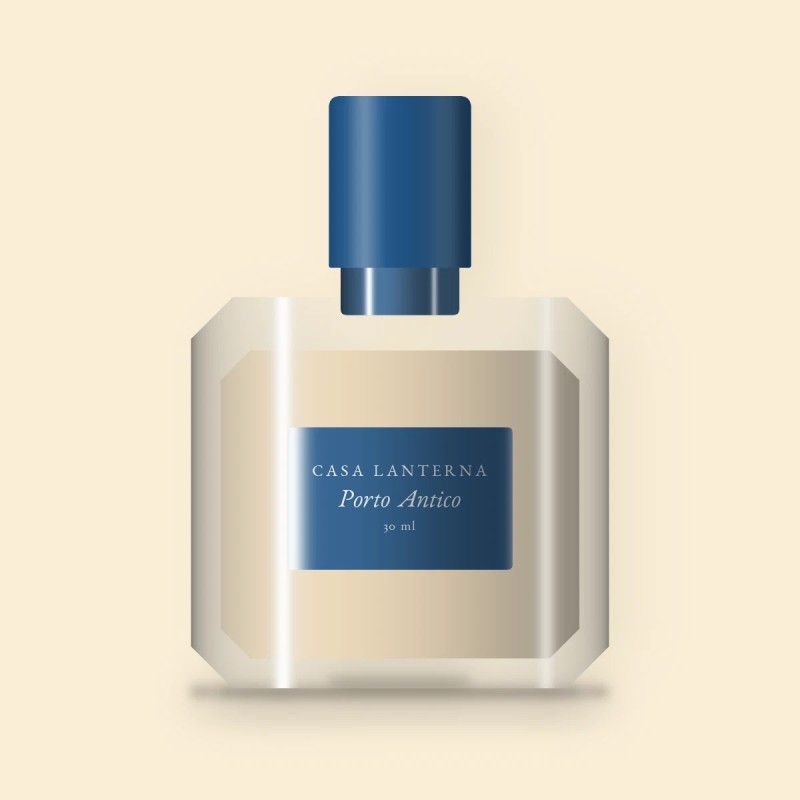 Parfum Porto Antico au benjoin – Casa Lanterna, flacon 30 ml