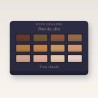 Palette yeux Pont des Arts à l'huile de raisin – Rive Opaline, 4 × 1,2 g, teinte Tons chauds