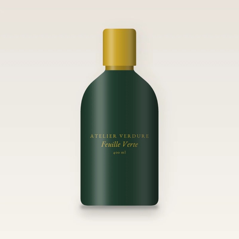 Lotion tonique Feuille Verte à l'eau de rose – Atelier Verdure, flacon 400 ml