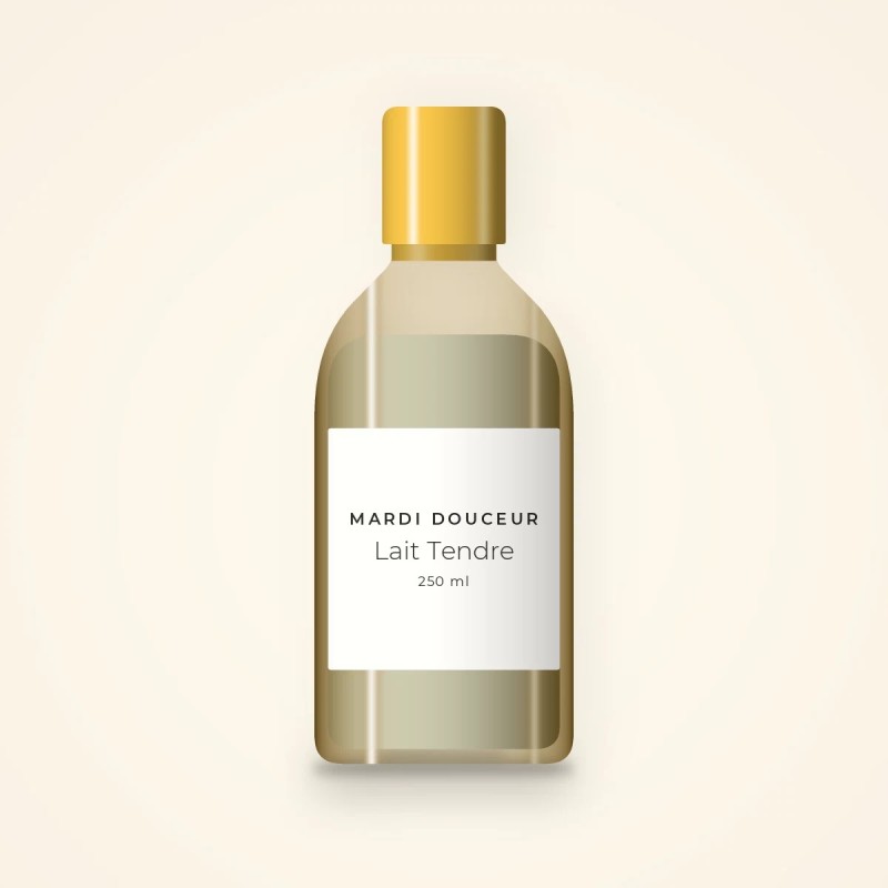 Shampooing Lait Tendre à la graine de lin – Mardi Douceur, flacon 250 ml