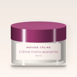 Crème mains et pieds apaisante au squalane – Mousse Câline, pot 100 ml