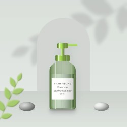 Baume après-rasage extra-doux au beurre de karité – Fraîcheline, photo d'ambiance