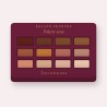 Palette yeux résistante à l'eau à l'extrait de rose – Balcon Pourpre, 12 × 1 g, teinte Tons terracotta
