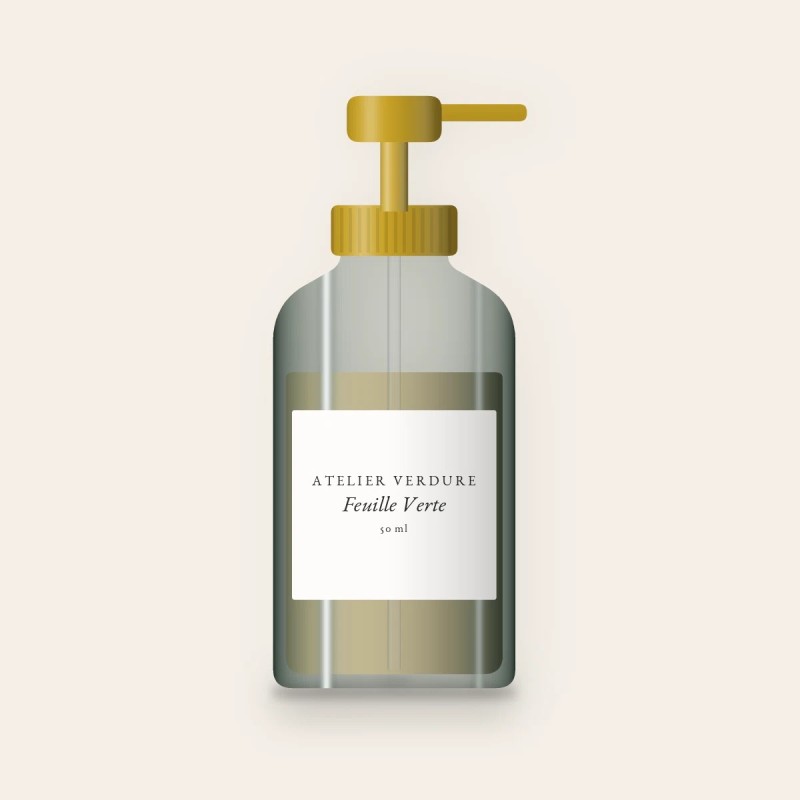 Feuille Verte sérum concentré – Atelier Verdure, flacon-pompe 50 ml