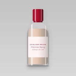 Fond de teint Premier Rang aux céramides – Coulisse Rouge, flacon 35 ml, teinte 05 Beige clair rosé