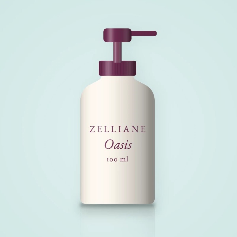 Shampooing Oasis à l'extrait de citron – Zelliane, flacon-pompe 100 ml